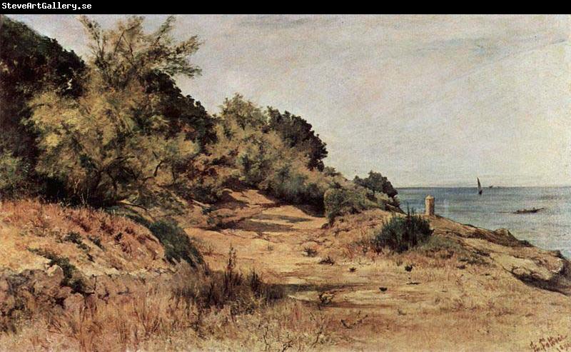 Giovanni Fattori Bewaldeter Strand